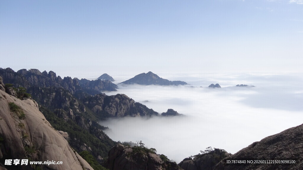 黄山云海壮美景观