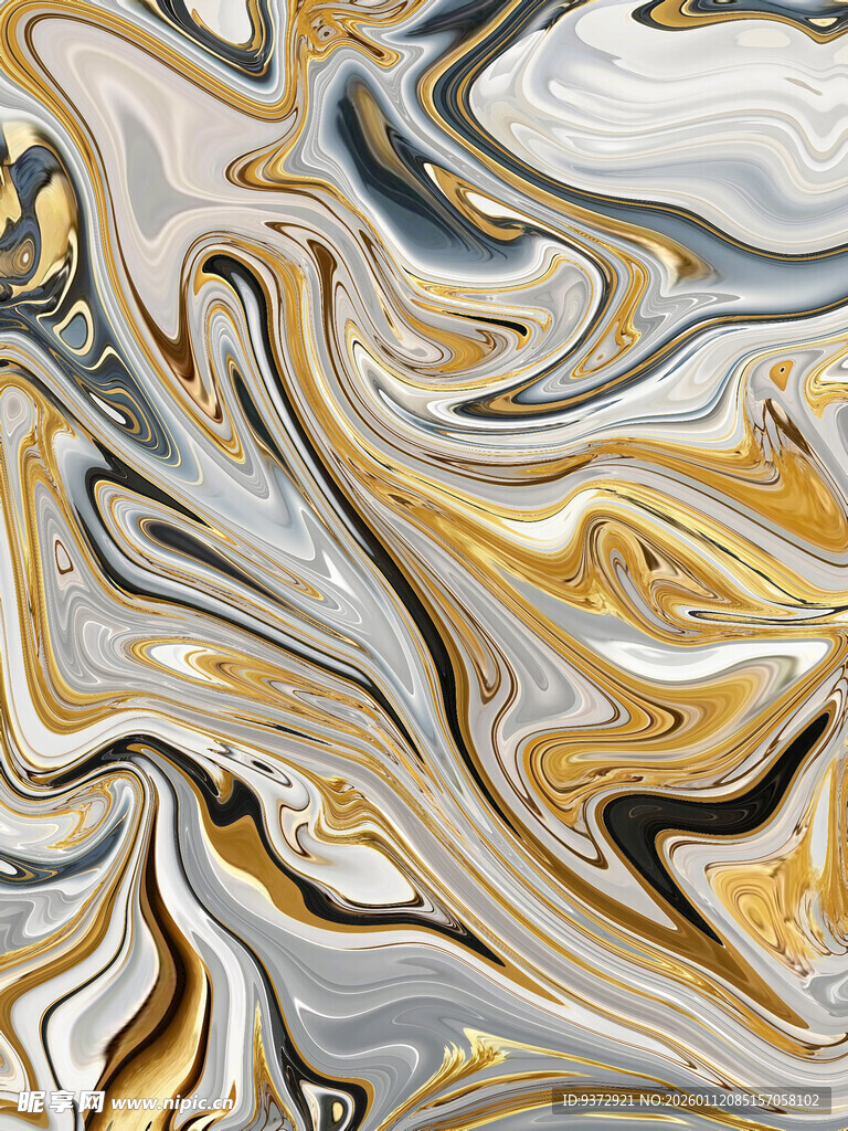 抽象流体艺术大理石纹理图