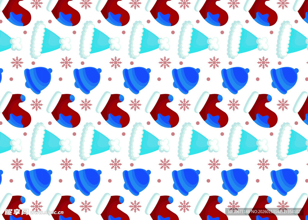 几何图案无缝背景图