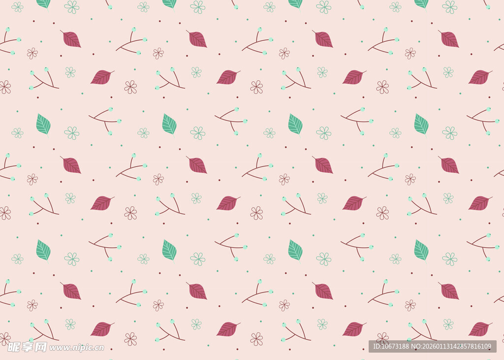 粉色花卉图案背景