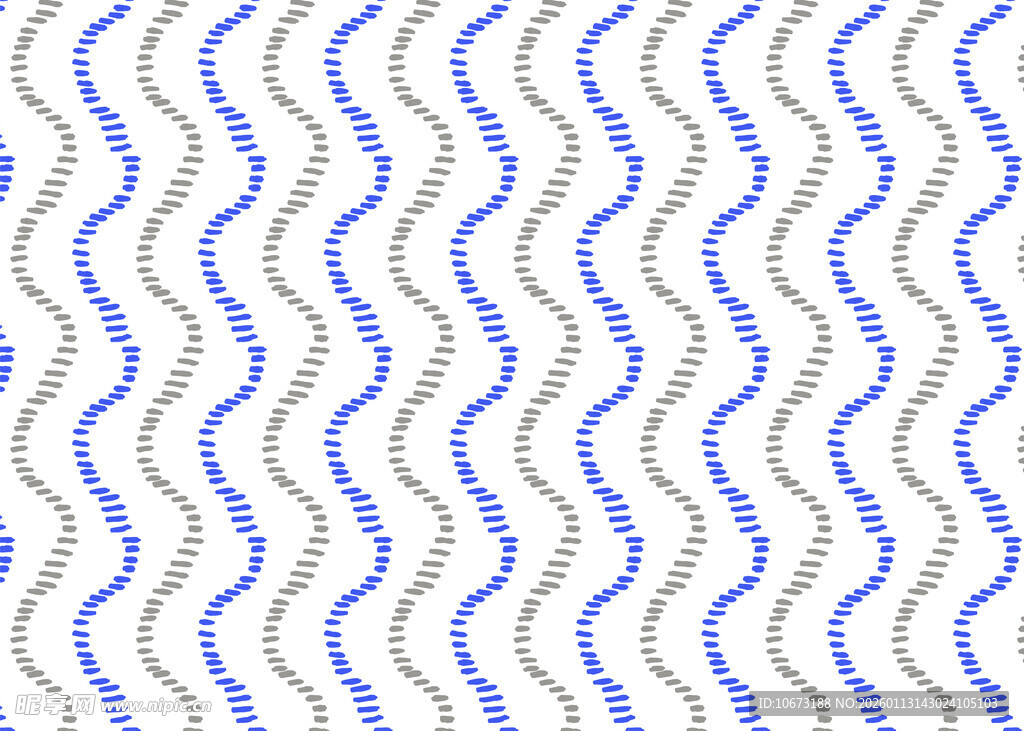 蓝白波浪纹几何图案背景