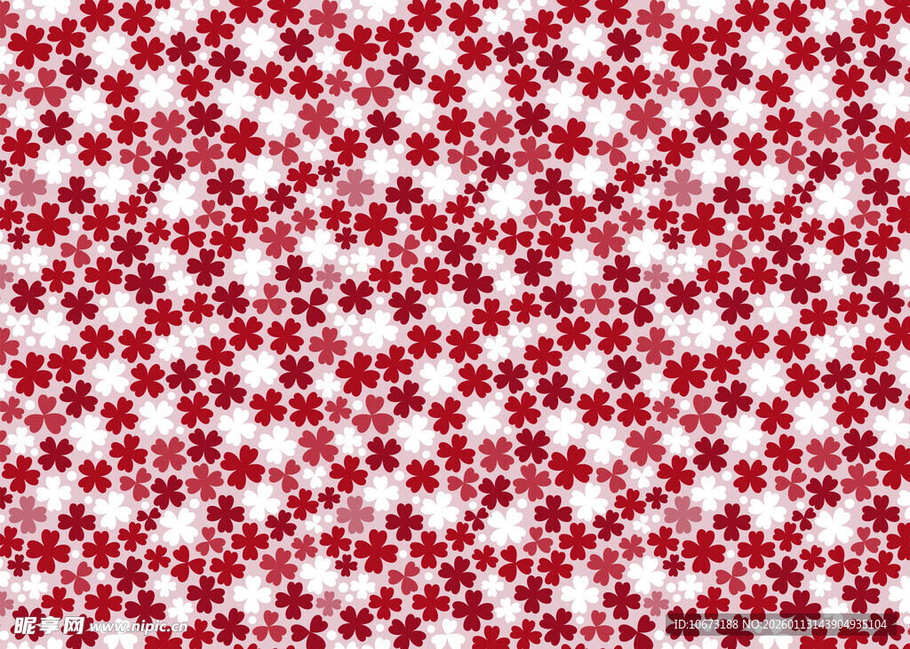 红白几何图案纹理背景