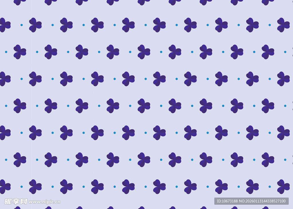 紫色小花重复图案背景