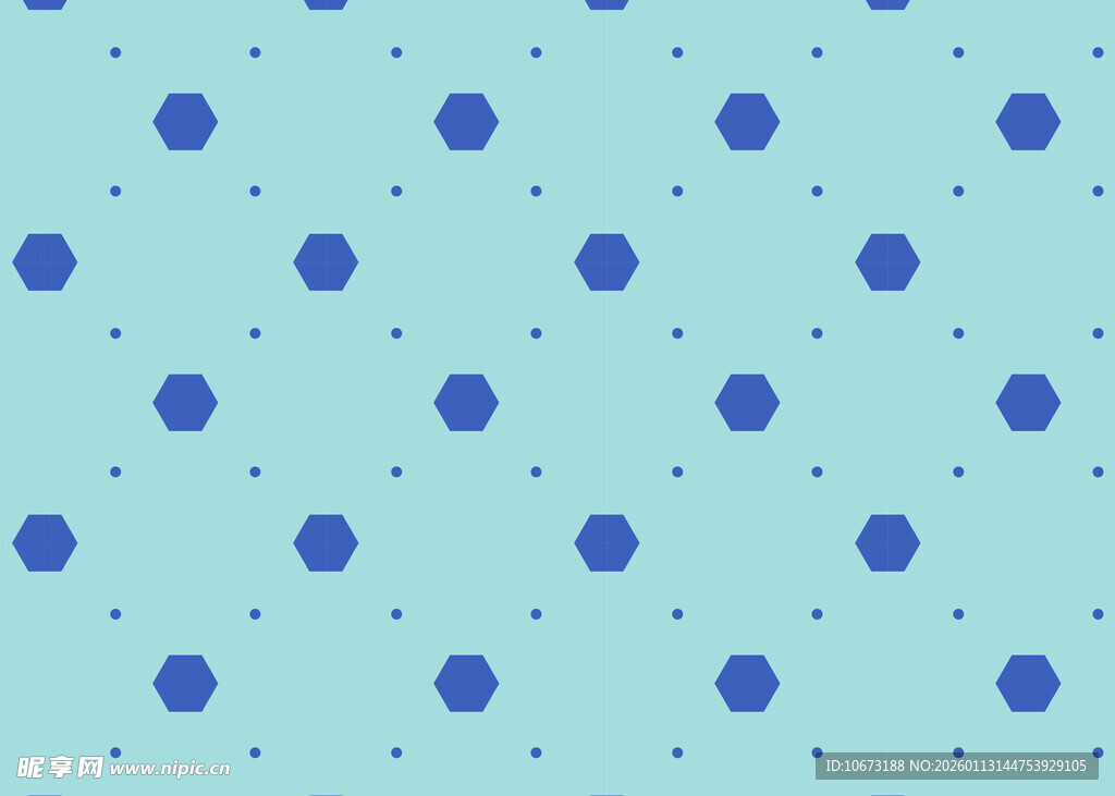 浅蓝色背景上的蓝色圆点图案