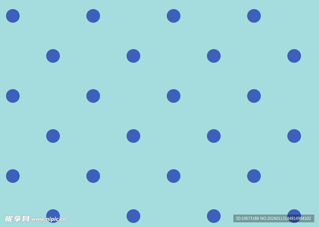 浅蓝色底蓝色圆点图案