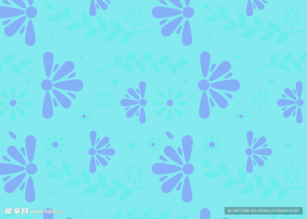 蓝紫色调蜻蜓图案背景