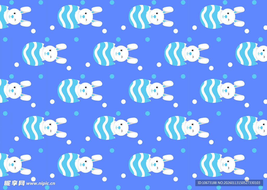 蓝色海洋主题图案背景