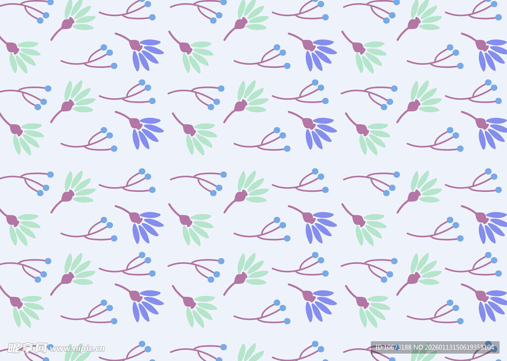 多彩几何图案无缝背景图