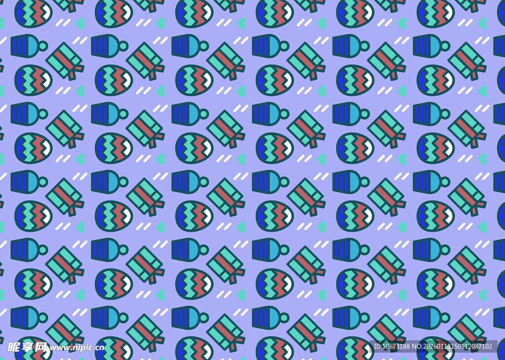 多彩几何图案背景纹理