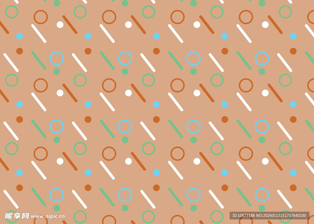 多彩文具图案背景图