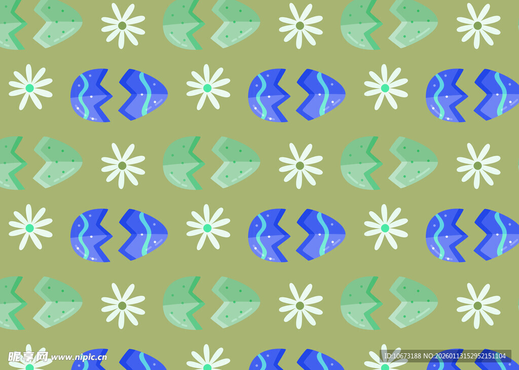 海洋元素图案背景