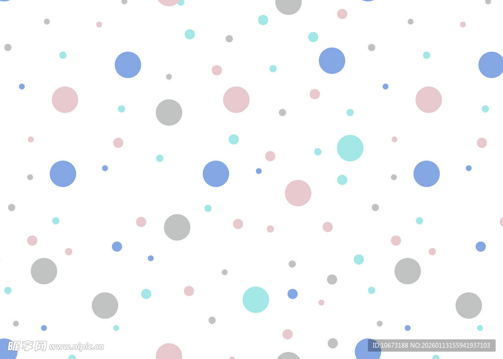 多彩圆点简约背景图案