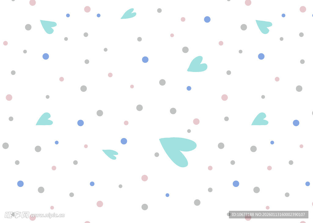 清新几何图案背景