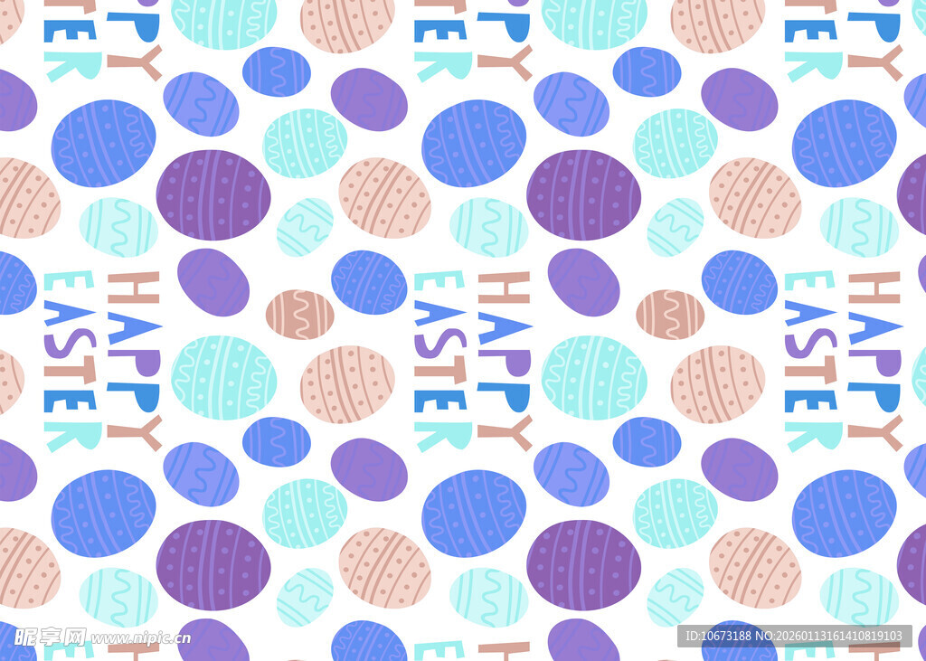 多彩几何图案无缝背景图