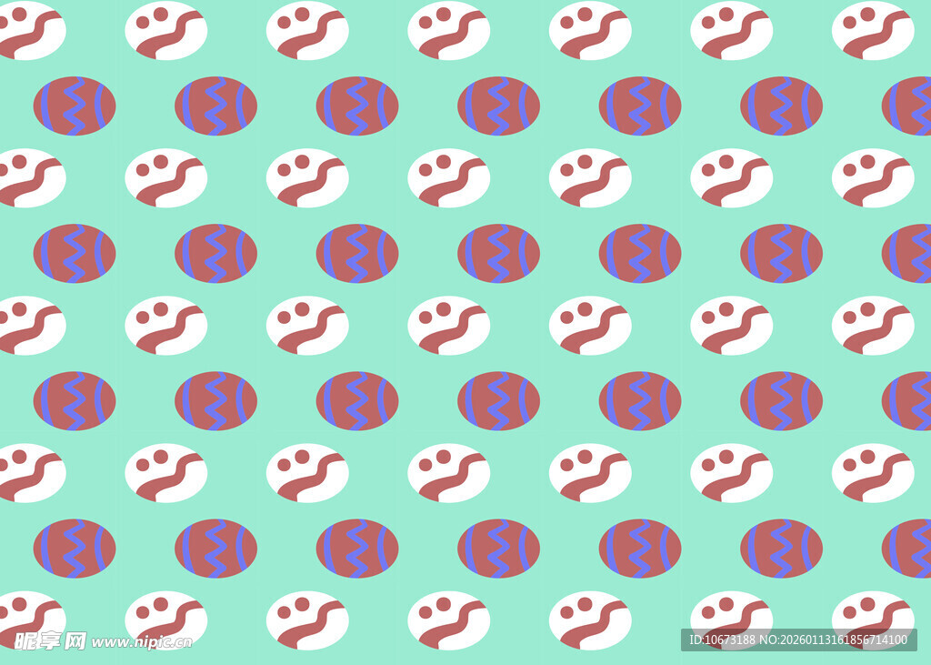 清新波点图案背景