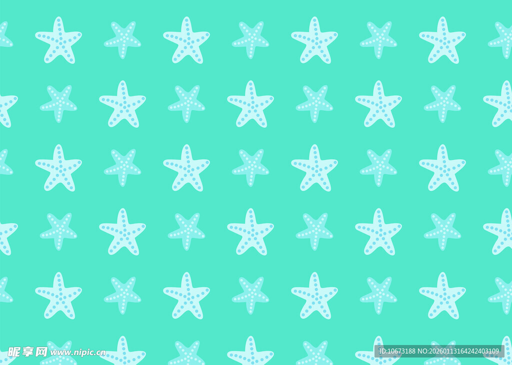 浅绿色星星图案背景