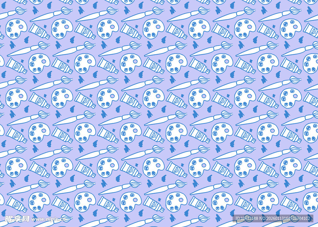 蓝紫色碎花图案背景