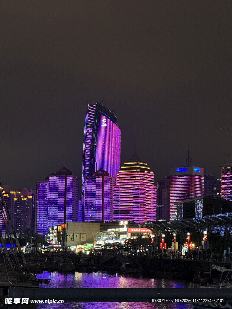 城市璀璨夜景
