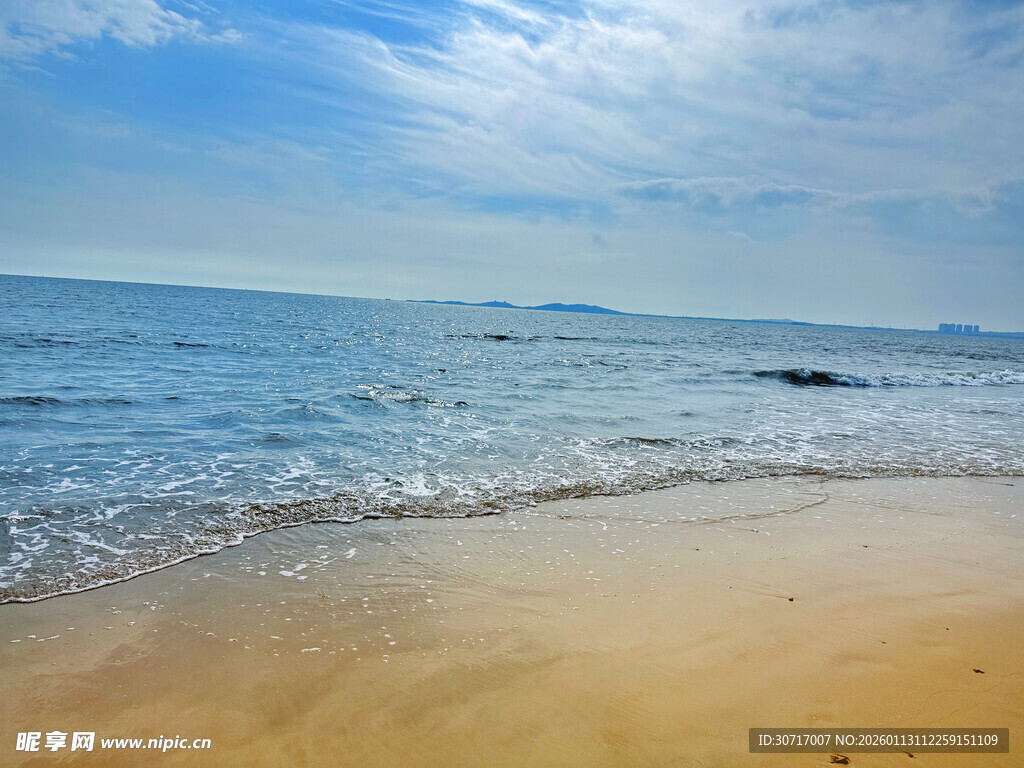 美丽海滨沙滩风景