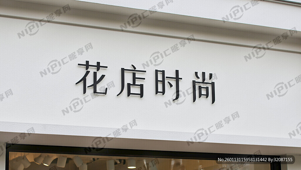 是个花店时尚店招