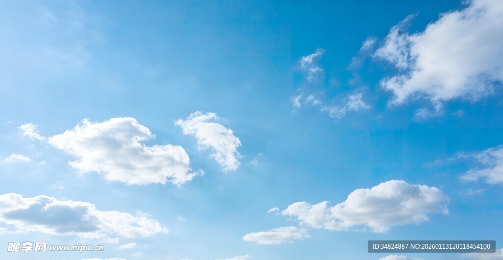 蓝天白云美景