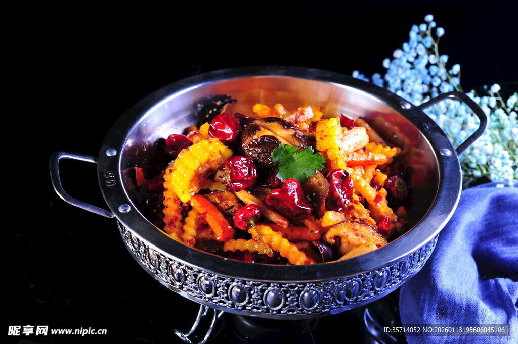 香辣美味海鲜锅