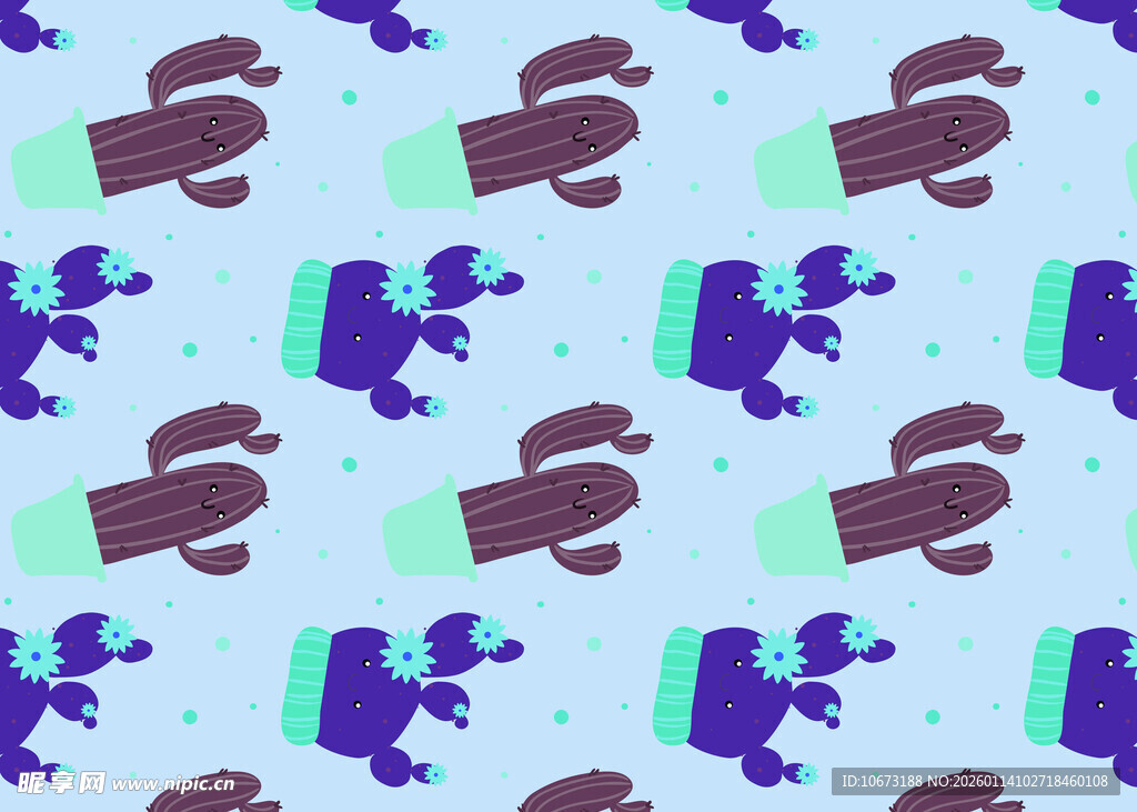 卡通风格手套图案设计