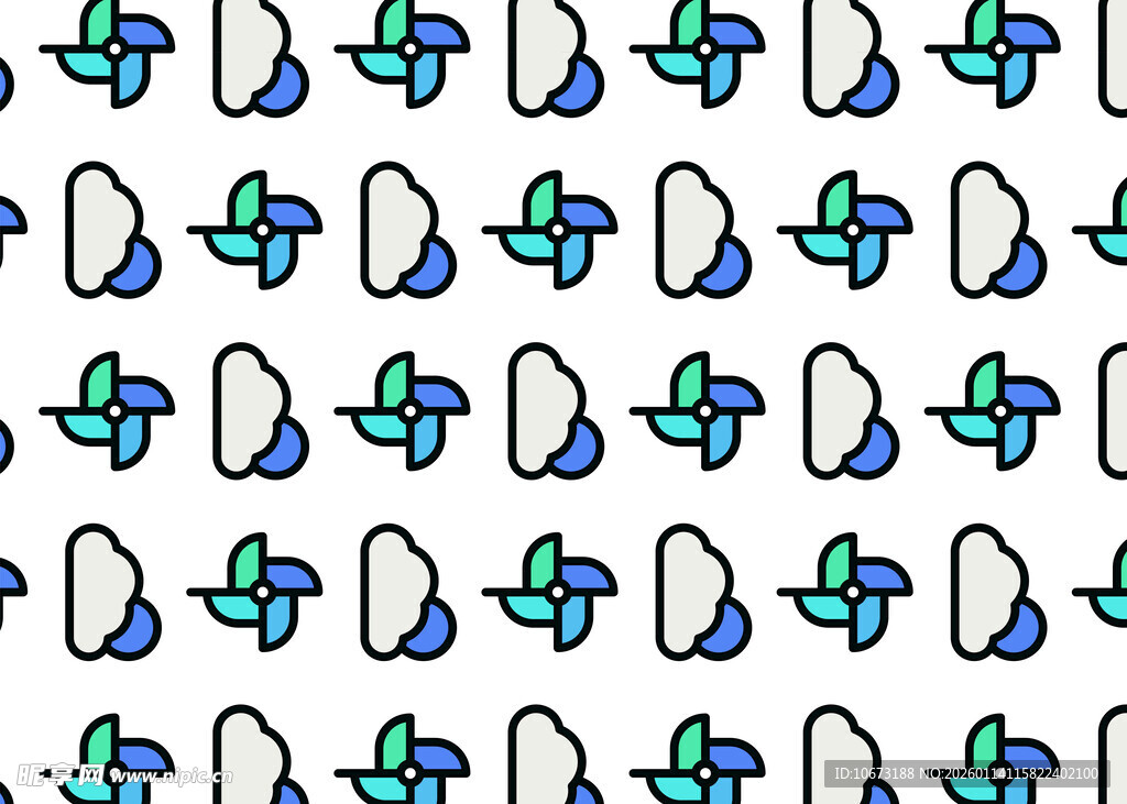 飞机图案无缝背景纹理