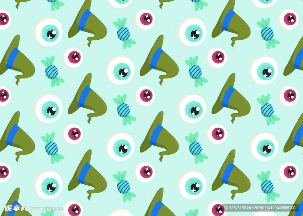 卡通火箭图案背景