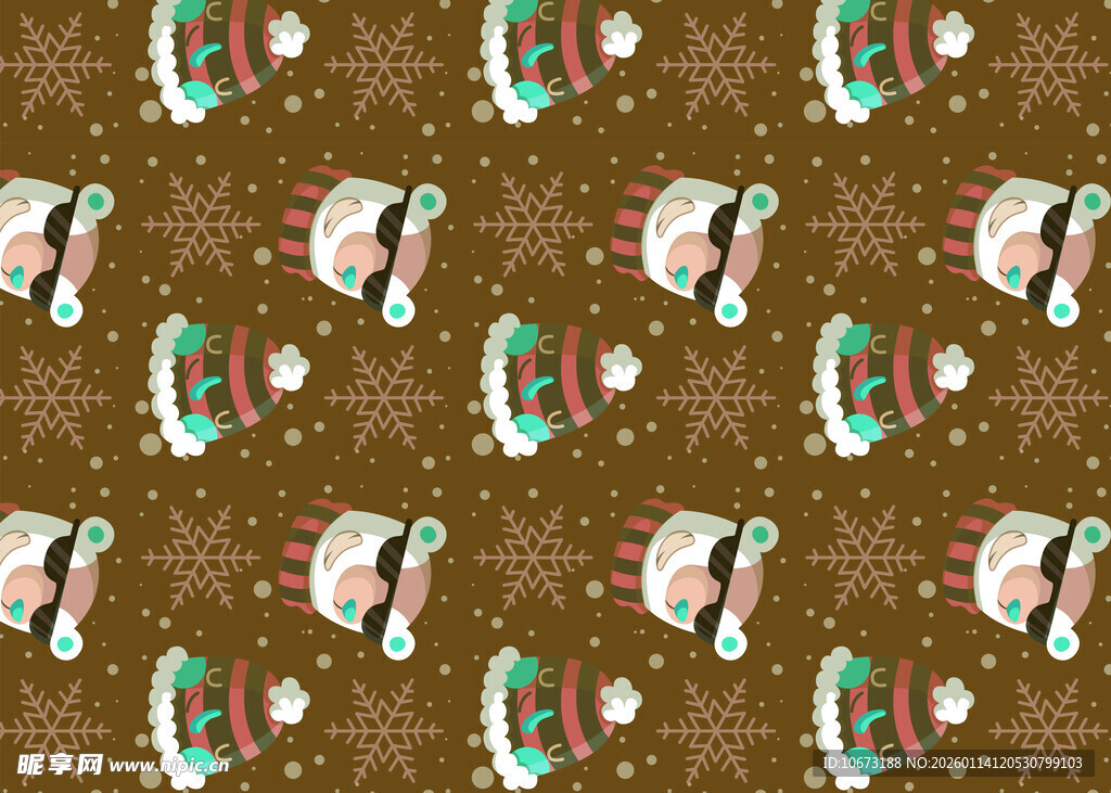 复古风几何图案无缝背景