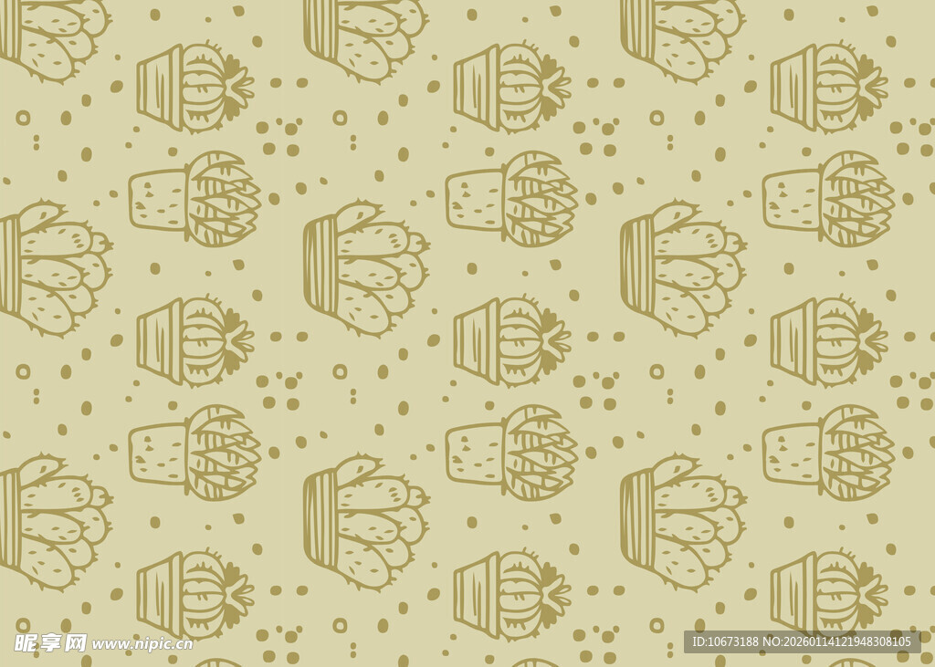 金色复古花纹图案背景