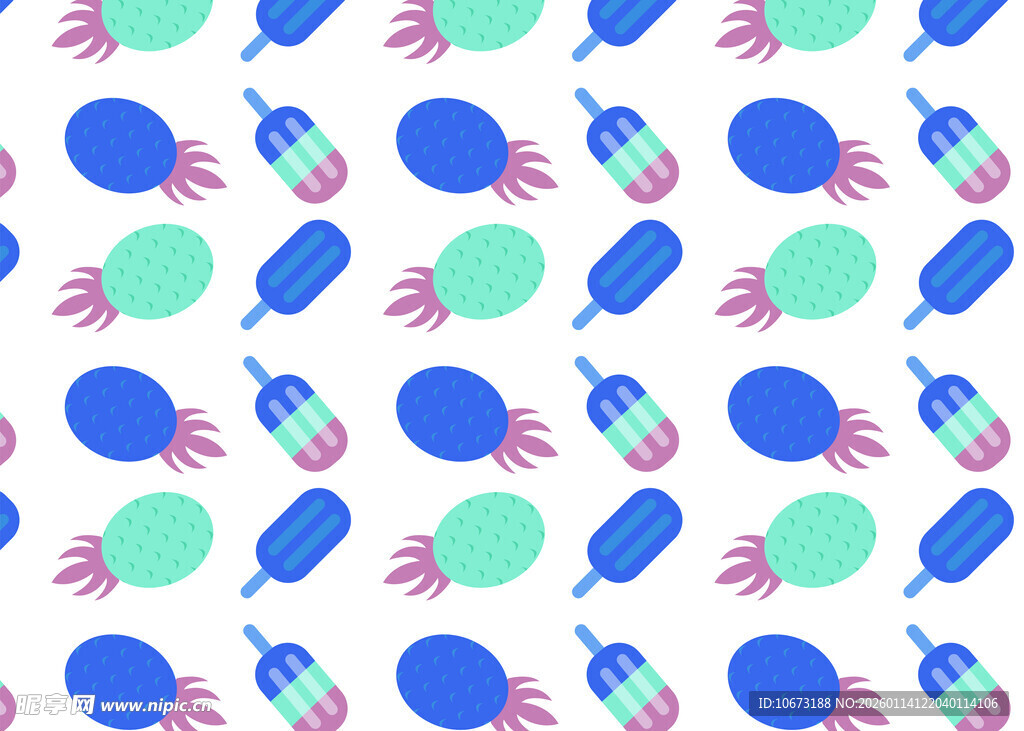 多彩糖果图案背景