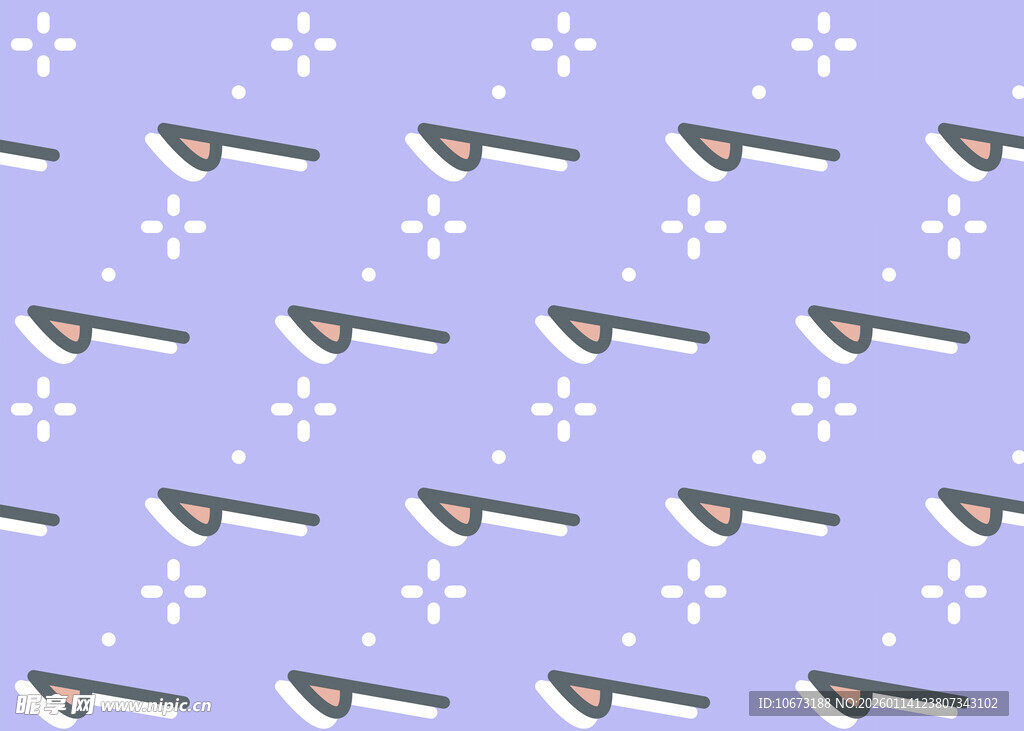 紫色背景的工具图案