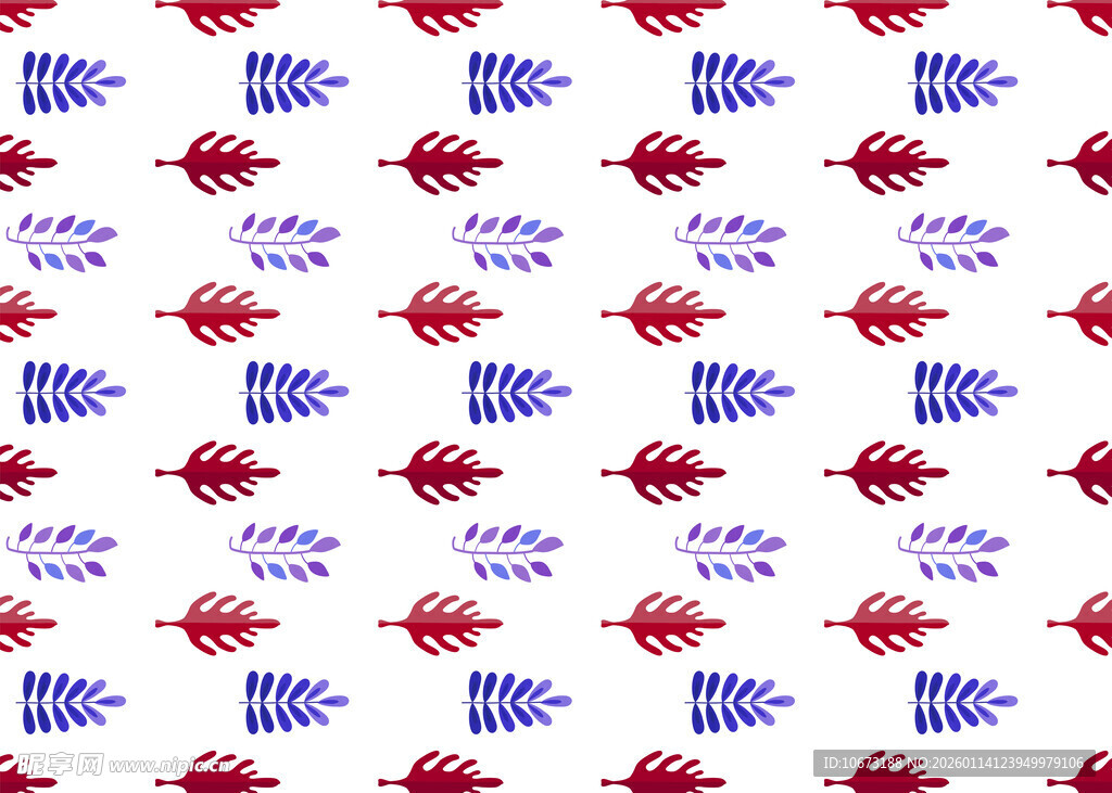 红色图案重复背景纹理