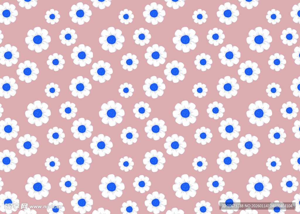 蓝白圆点图案背景