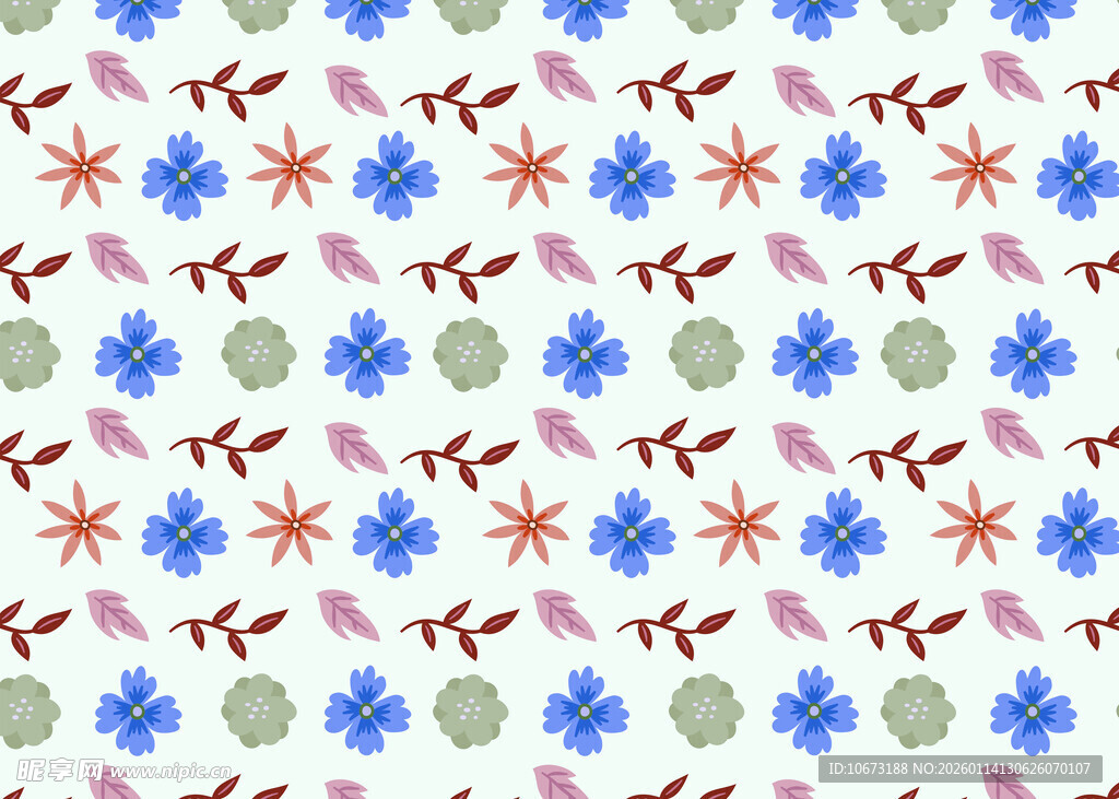 多彩雪花图案背景纹理