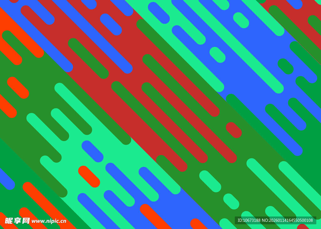 多彩条纹几何抽象图案