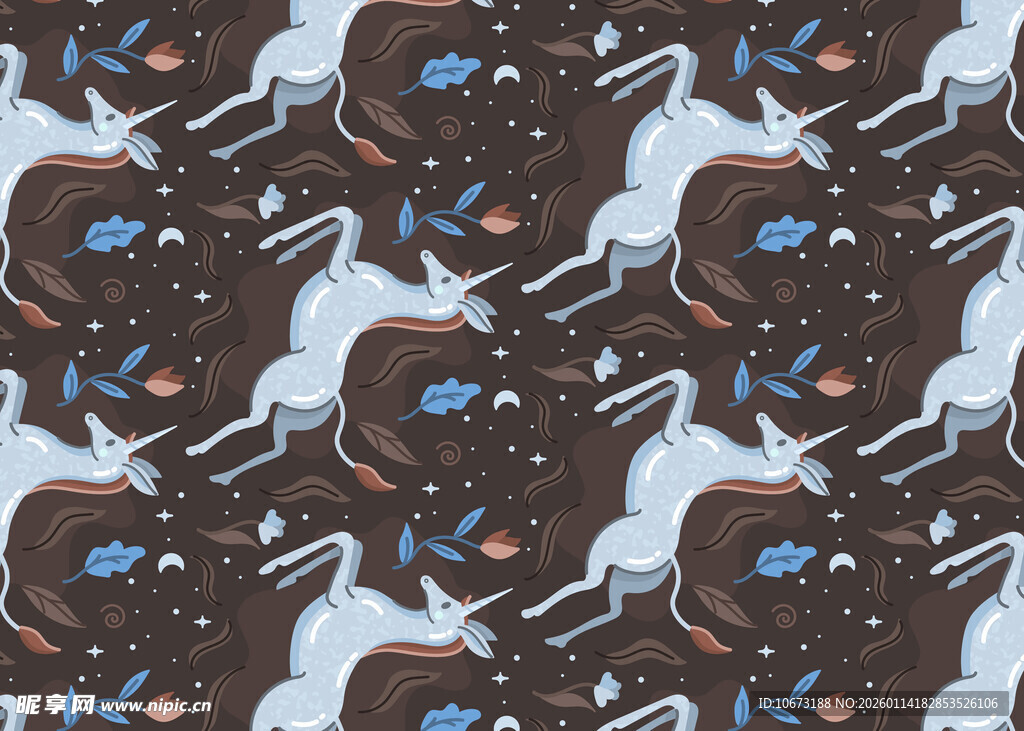 动物图案纹理背景