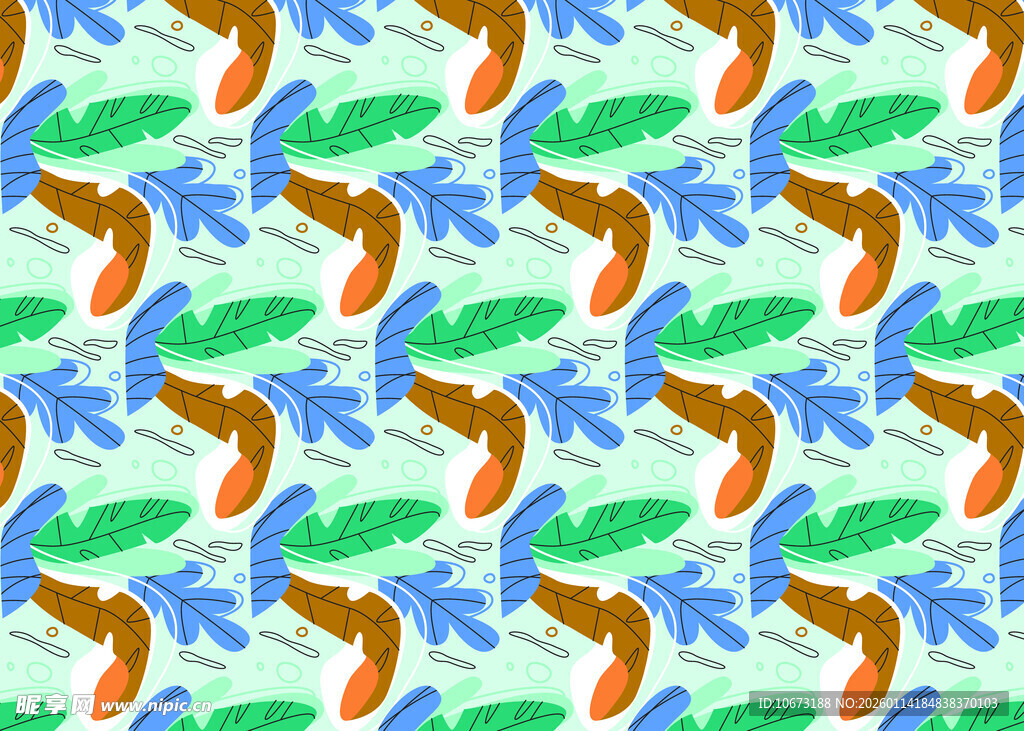 多彩鳄鱼图案背景纹理