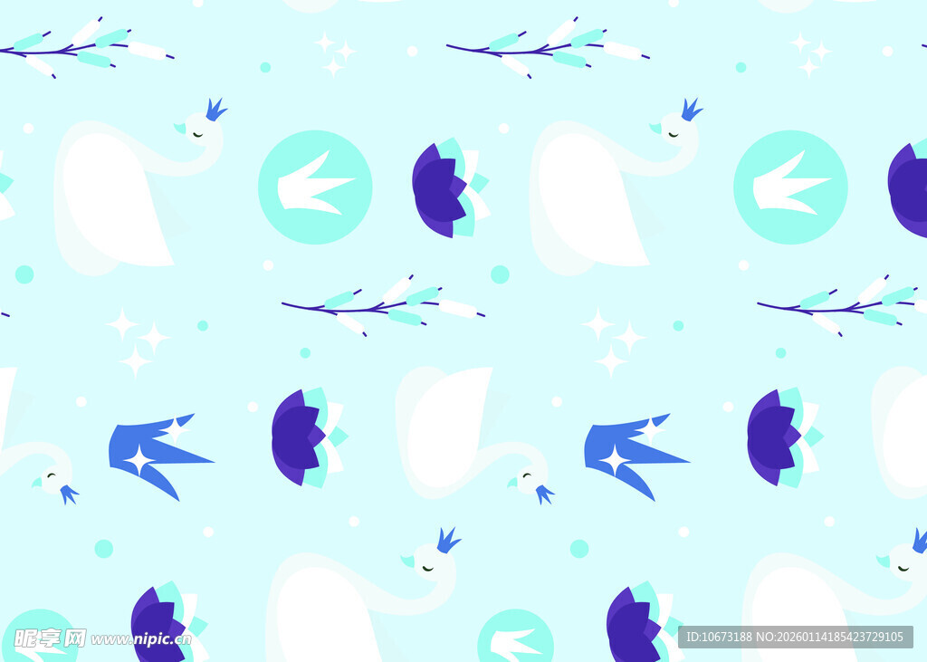 蓝白箭头图案背景纹理