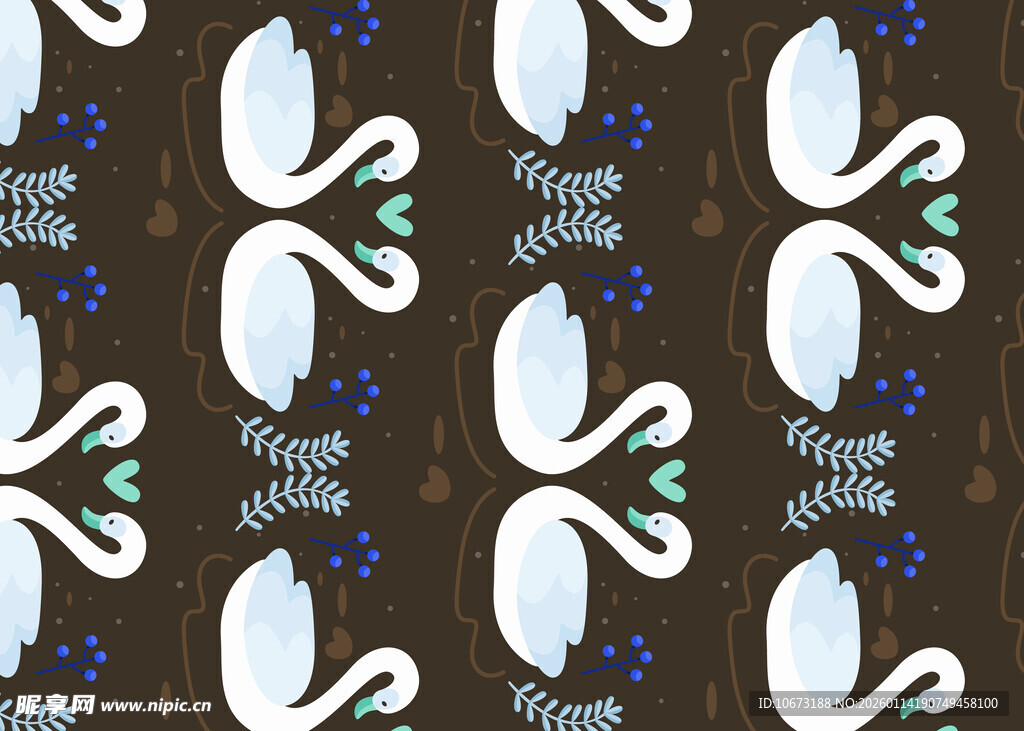 抽象花卉图案背景纹理