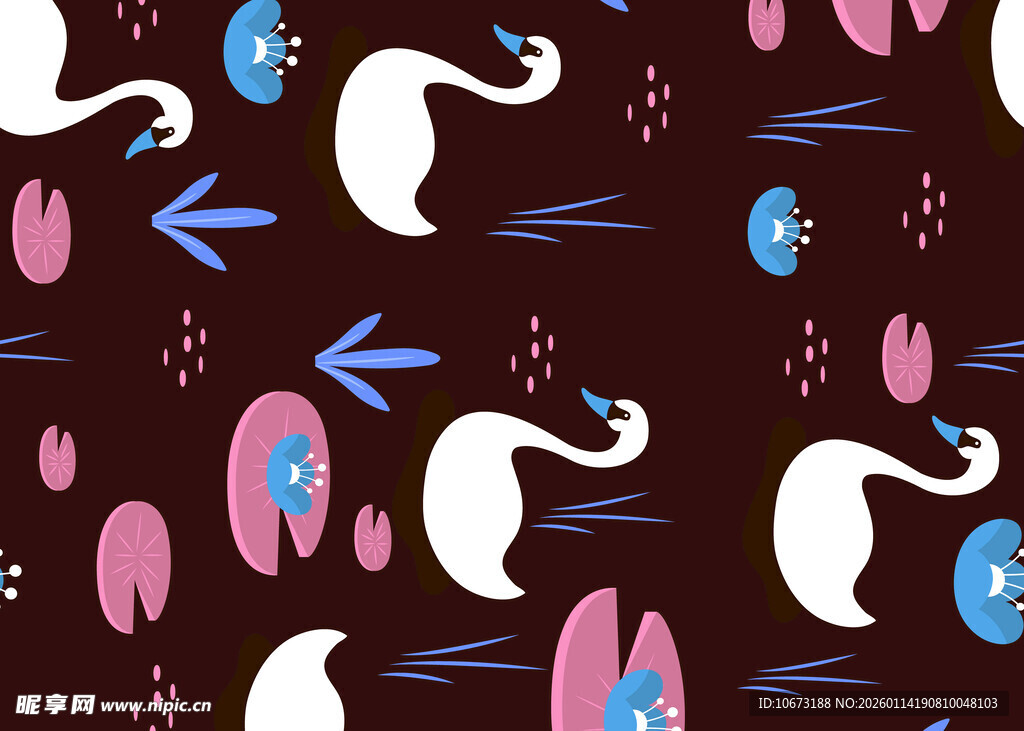 抽象几何动物图案背景