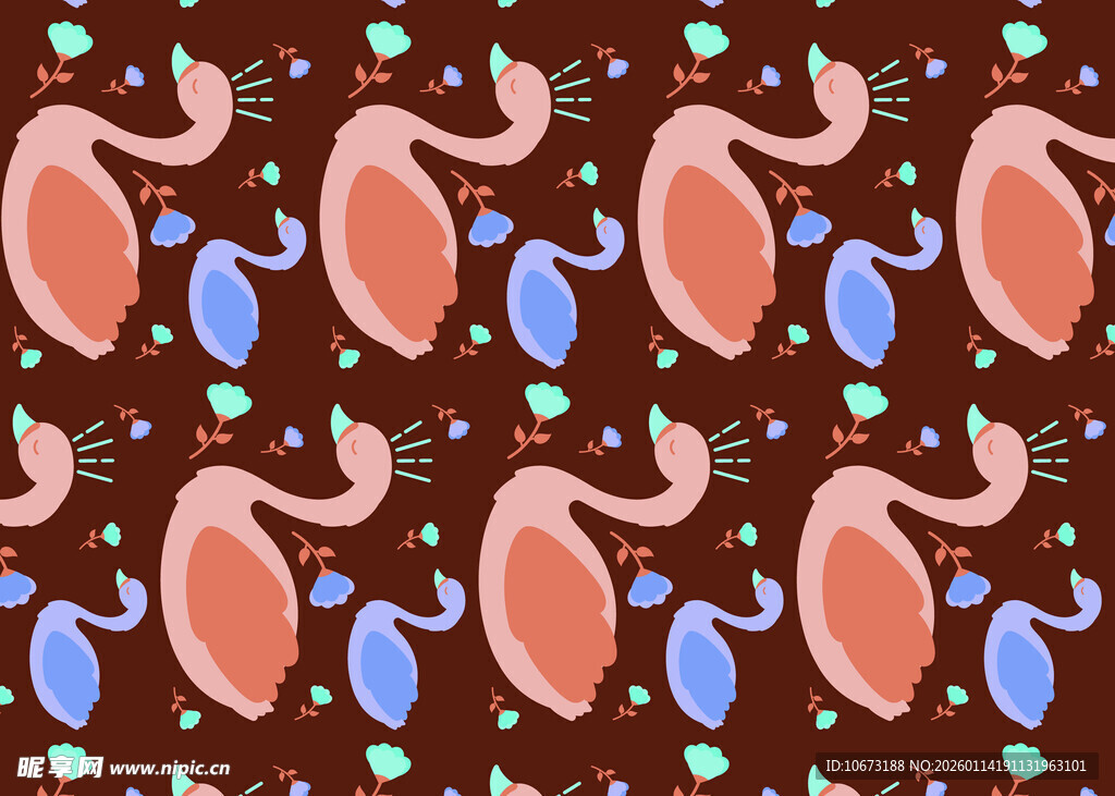 多彩抽象器官图案背景