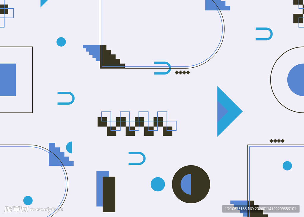 几何图案背景设计元素