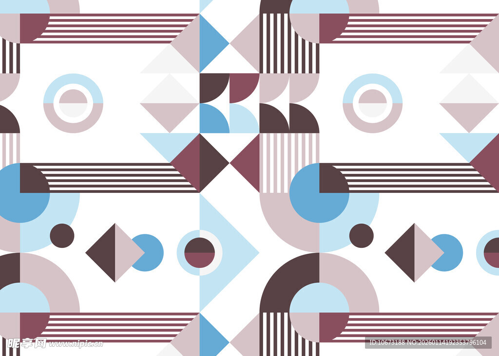 几何抽象图案背景设计