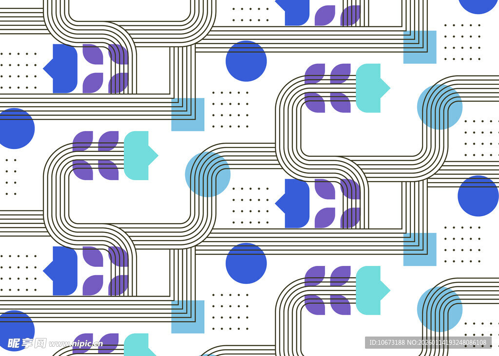 几何图案背景设计元素