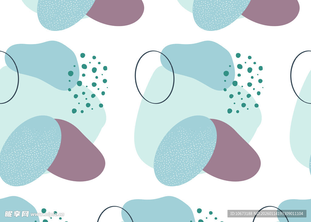 清新几何图案背景纹理