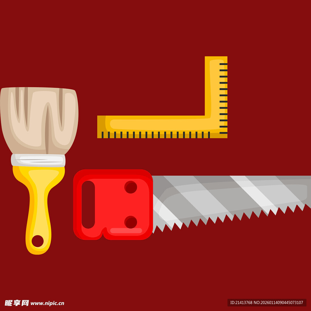 手工工具组合展示