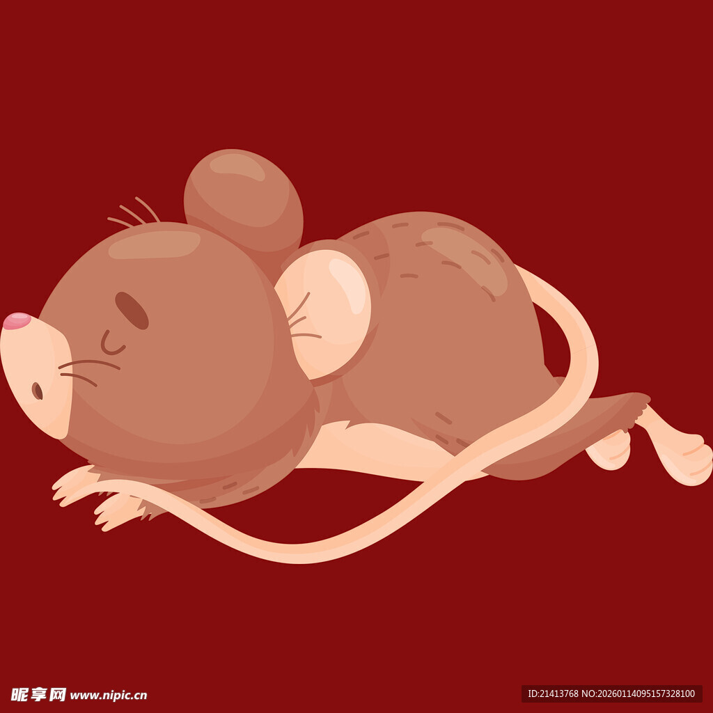 熟睡的小老鼠