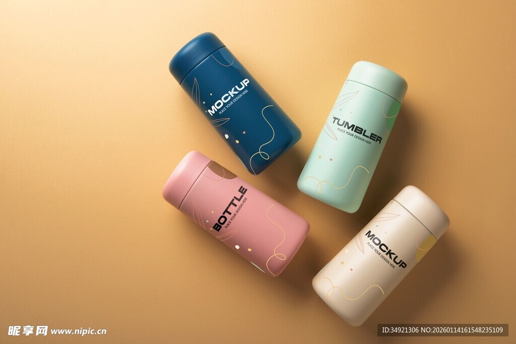 多彩唇膏整齐摆放